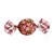 Papel Trufa 14,5x15,5cm - Liberty Marrom - 100 unidades - Cromus - Imagem 1