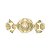 Papel Trufa 14,5x15,5cm - Gran Poa Dourado - 100 unidades - Cromus - Imagem 1