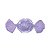 Papel Mini Trufa - 12x12,5cm - Lilas - 100 unidades - Cromus - Rizzo Embalagens - Imagem 1