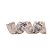 Fita Noel - Cru/ Preto - 6,3 cm x 9,14 m - 1 unidade - Cromus  - Rizzo - Imagem 1