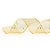 Fita Aramada Tela Ouro 6,3cm x 9,14m - 01 unidade - Cromus Natal - Rizzo - Imagem 1
