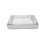 Caixa com Tampa Transparente Nº 7 (15cm x 21cm x 3,5cm) Prata 10 unidades Assk Rizzo Embalagens - Imagem 3
