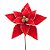 Poinsetia Felice de Natal - Vermelho - 50cm - 1 unidade - Rizzo - Imagem 1