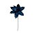 Poinsetia Decorativa de Natal - Azul - 75cm - 1 unidade - Rizzo - Imagem 1