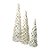 Árvore de Natal Decorativa - Branco - 60cm - 1 unidade - Rizzo - Imagem 1