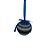 Bola de Natal Decorada - Azul/Branco - 10cm - 3 unidades - Rizzo - Imagem 1