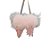 Asa De Anjo Decorativa de Natal - Rosa - 17cm - 1 unidade - Rizzo - Imagem 1