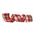 Fita Decorativa Aramada de Natal - Xadrez - 6.3cm x 9.14m - 1 unidade - Rizzo - Imagem 1