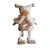 Boneca Sentada de Natal - Bege - 50cm - 1 unidade - Rizzo - Imagem 1