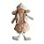 Boneca Sentada de Natal - Rosa - 68cm - 1 unidade - Rizzo - Imagem 1