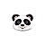 Balão de Festa Microfoil 31" 78cm - Panda Preciosa - 01 Unidade - Qualatex - Rizzo Balões - Imagem 1
