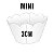 Mini Wrapper Mini Cupcake - Laranja - 3cm x 14,5cm - 12 unidades - Nc Toys - Imagem 2