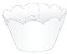 Mini Wrapper Mini Cupcake - Branco - 3cm x 14,5cm - 12 unidades - Nc Toys - Imagem 1