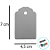 Tag Preto com Furo 10un - Rizzo - Imagem 2