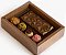 Caixa Tablete - Kraft - Diamant+Bombom - 5 unidades - Crystal - Rizzo Confeitaria - Imagem 1