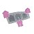 Molde de Silicone Trio Casinhas de Cachorro Ref. 568 Flexarte - Imagem 1