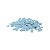 Confete Metálico Estrela para Balão Pacote com 100g 2cm - Azul Claro - 01 Unidade - Cromus Balloons - Rizzo Balões - Imagem 1