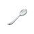 Colher Média Luxo Prata - 12 cm - 24 unidades - Cromus - Rizzo - Imagem 1