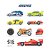 Confete kids Adesivos Carros- 21 cm - Mundo Bizarro - Imagem 2