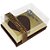 Caixa Ovo de Colher Coração de 500g - Classic Ouro Marrom Cód 0656 - 05 unidades - Ideia Embalagens - Rizzo Embalagens - Imagem 1