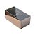 Caixa 2 Doces com Tampa Transparente Nº 2 (8,5cm x 4cm x 3,5cm) Bronze 10 unidades Assk Rizzo Embalagens - Imagem 1
