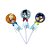 Pirulito Lembrancinha Festa Dragon Ball 10 Unidades Rizzo - Imagem 1