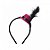 Fantasia Carnaval - Tiara Chapéu - Pink - Com Pena - 01 UN - Cromus - Rizzo - Imagem 1