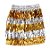 Fantasia Carnaval - Saia Havaiana - Prata & Dourado - 01 UN - Cromus - - Imagem 1