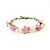 Fantasia Carnaval - Tiara de Flores - Pink & Branco - 01 UN - Cromus - Rizzo - Imagem 1