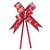 Laço Pronto Vermelho Natal HOHOHO - 10 unidades - Cromus - Rizzo - Imagem 1