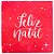 Guardanapo Natalino - Feliz Natal - 33 Centímetros - Cromus Natal - 20 unidades - Rizzo - Imagem 1