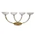 Castiçal Decorativo de Natal - Dourado - 36cm - 1 unidade - Cromus - Rizzo - Imagem 1
