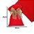 Saco Juta - 30Cmx45cm - Vermelho - 1 unidade - Halley Fitas - Imagem 2