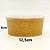 Pote de Papel Kraft - 5 Unidades - Ref KB01 - Kraft Bowls - Rizzo - Imagem 1