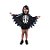 Fantasia Halloween Poncho Esqueleto Infantil - 1 unidade - Cromus - Rizzo - Imagem 1