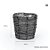 Cachepot Ninho Redondo Alto Fibras Naturais 01 Unidade Floral Atlanta Rizzo - Imagem 3