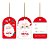 Tag Decorativa de Natal - Polo Norte - 5x8cm - 12 unidades - Cromus - Rizzo - Imagem 1