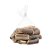 Saco com Mini Troncos Decorativos - Nude - 6cm - 1 unidade - Cromus - Rizzo - Imagem 1