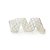 Fita Decorativa de Natal - Nude Losango Prata - 4,4x9,14cm - 1 unidade - Cromus - Rizzo - Imagem 1