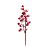 Pick de Natal - Galho curto Frutas Nevada - 30cm - 1 unidade - Cromus - Rizzo - Imagem 1