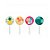 Topper para Bolo - Tropical Flamingo - 8 unidades - Junco - Rizzo - Imagem 1