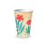 Copo de Papel - Tropical Flamingo - 180ml - 8 unidades - Junco - Rizzo - Imagem 1
