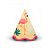 Chapeu Tropical Flamingo Folhas  - 8 unidades - Junco - Rizzo - Imagem 1