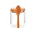 Pote de Vidro com Tampa de Bambu com Colher 11x8cm - 480ml - 1 unidade - Rizzo - Imagem 1