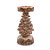 Castiçal Natalino Pinha - Marrom - 21cm  - 1 unidade - Cromus - Rizzo - Imagem 1