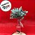 Pick Folhas com Glitter de Natal - Verde - 18cm - 1 unidade - Cromus  - Rizzo - Imagem 2