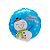 Balão de Festa Metalizado 18" 45cm - Redondo Boneco de Neve  - 1 unidade - Balões São Roque - Rizzo - Imagem 1