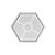 Molde de Silicone - Copo Hexagonal - 12x10,5cm - 1 unidade - Rizzo - Imagem 1