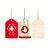 Tag Decorativa de Natal - Noel Vitoriano  - 12 unidades - Cromus - Rizzo - Imagem 1