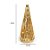 Árvore de Natal Dourada Lisa com LED - 23cm - 1 unidade - Cromus - Rizzo - Imagem 2